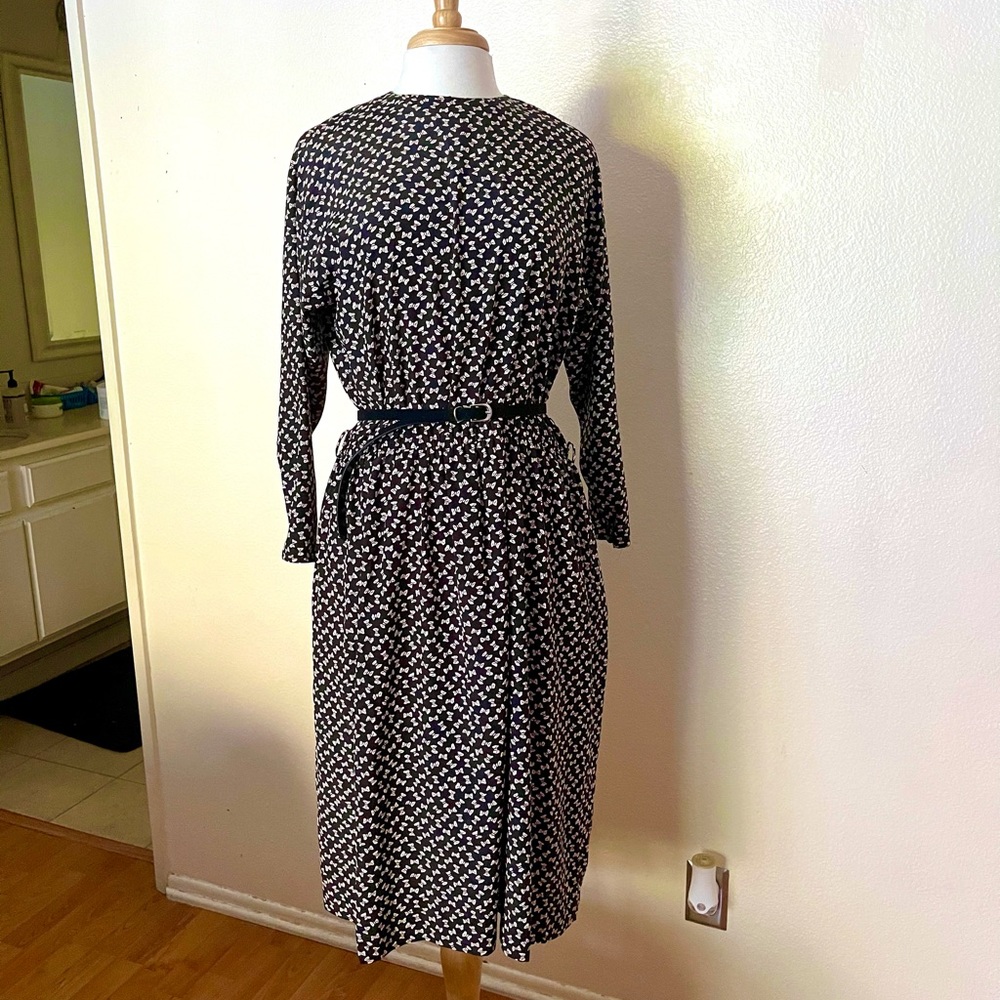 Vintage Black 70 Style Dress🖤